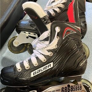 Bauer Youth Inline Skates in Black and Red